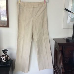 Ann Taylor wide leg beige dress pants